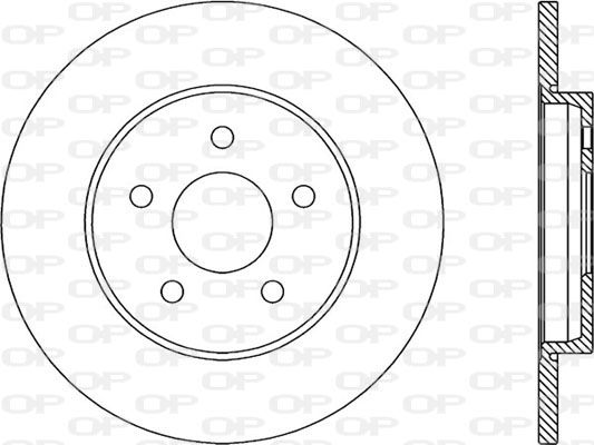 OPEN PARTS Тормозной диск BDR1948.10